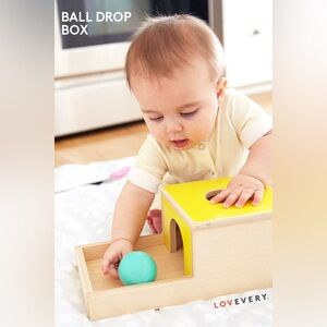 Lovevery Montessori Ball Drop Box from The Inspector Play Kit Months 7-8